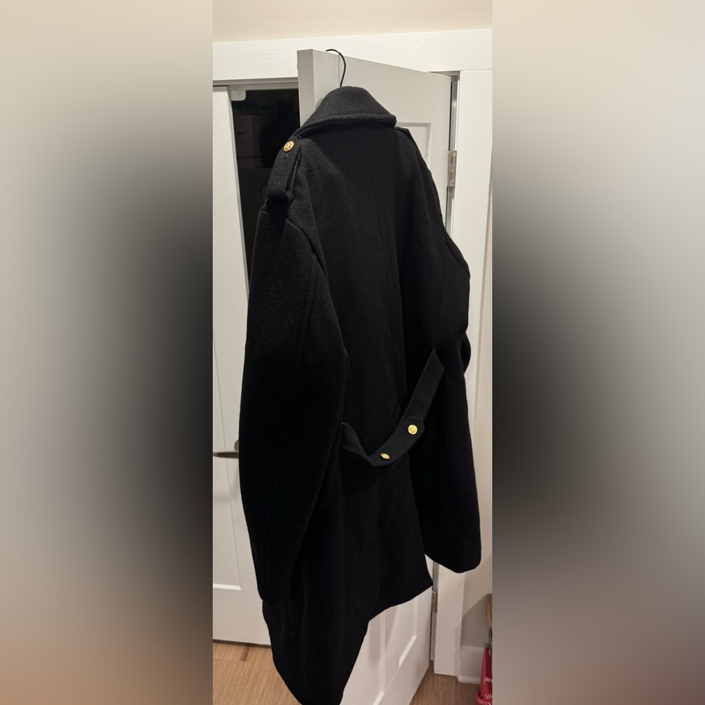 Men's Authentic Navy Bridge Coat, Double-Breasted - Picture 4 of 5